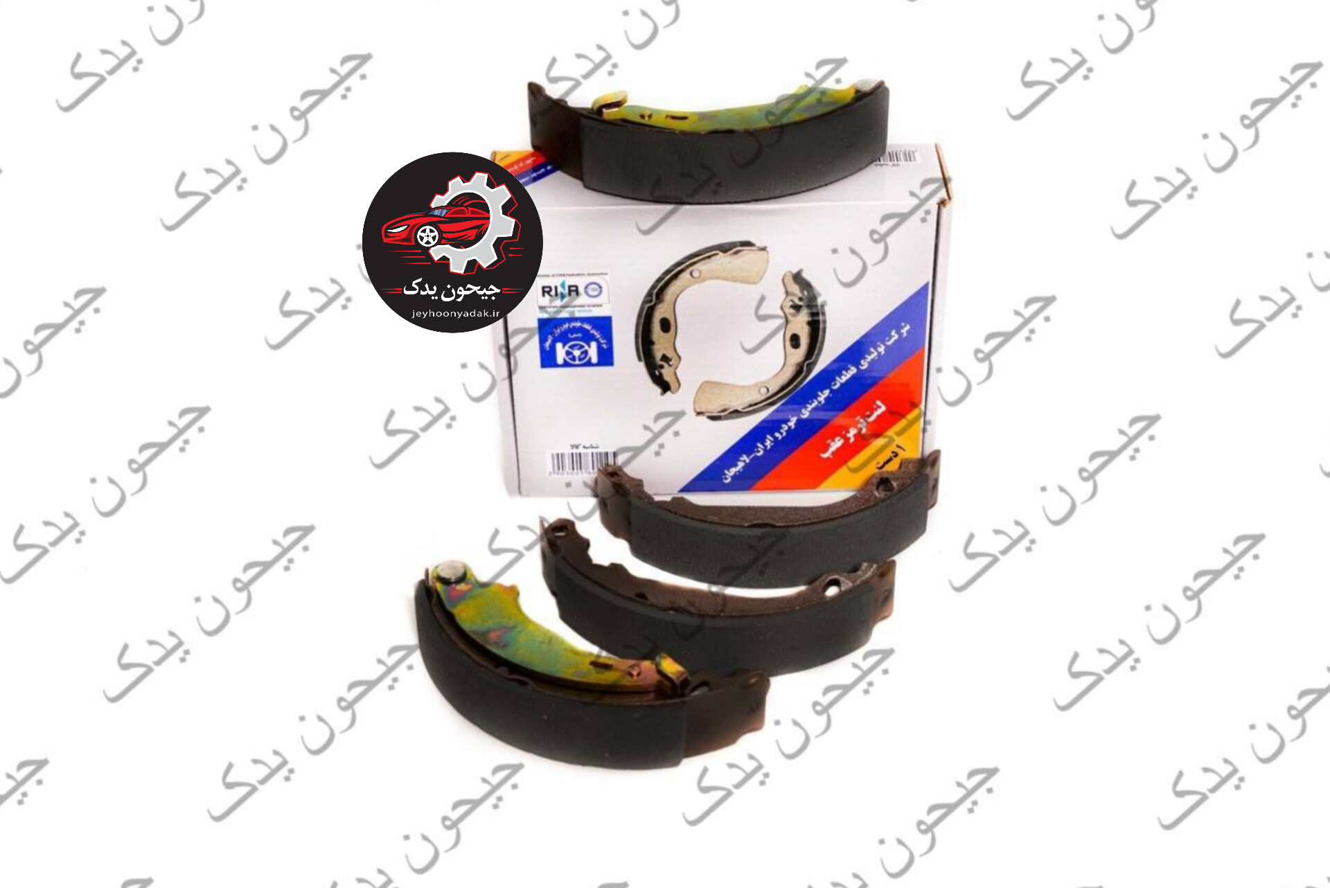 لنت ترمز  عقب پژو ۲۰۶ تیپ ۵ لاهیجان اصل دست 4عددی