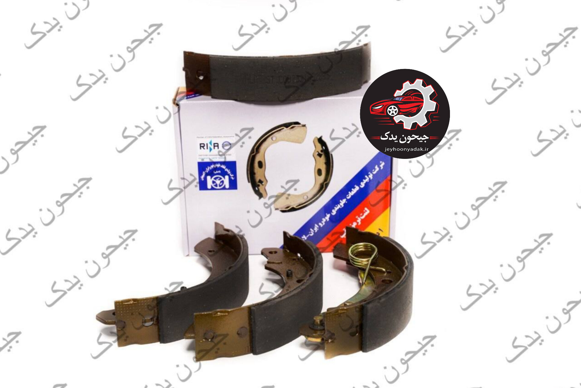 لنت ترمز عقب کفشکی سمند لاهیجان اصل دست 4عددی